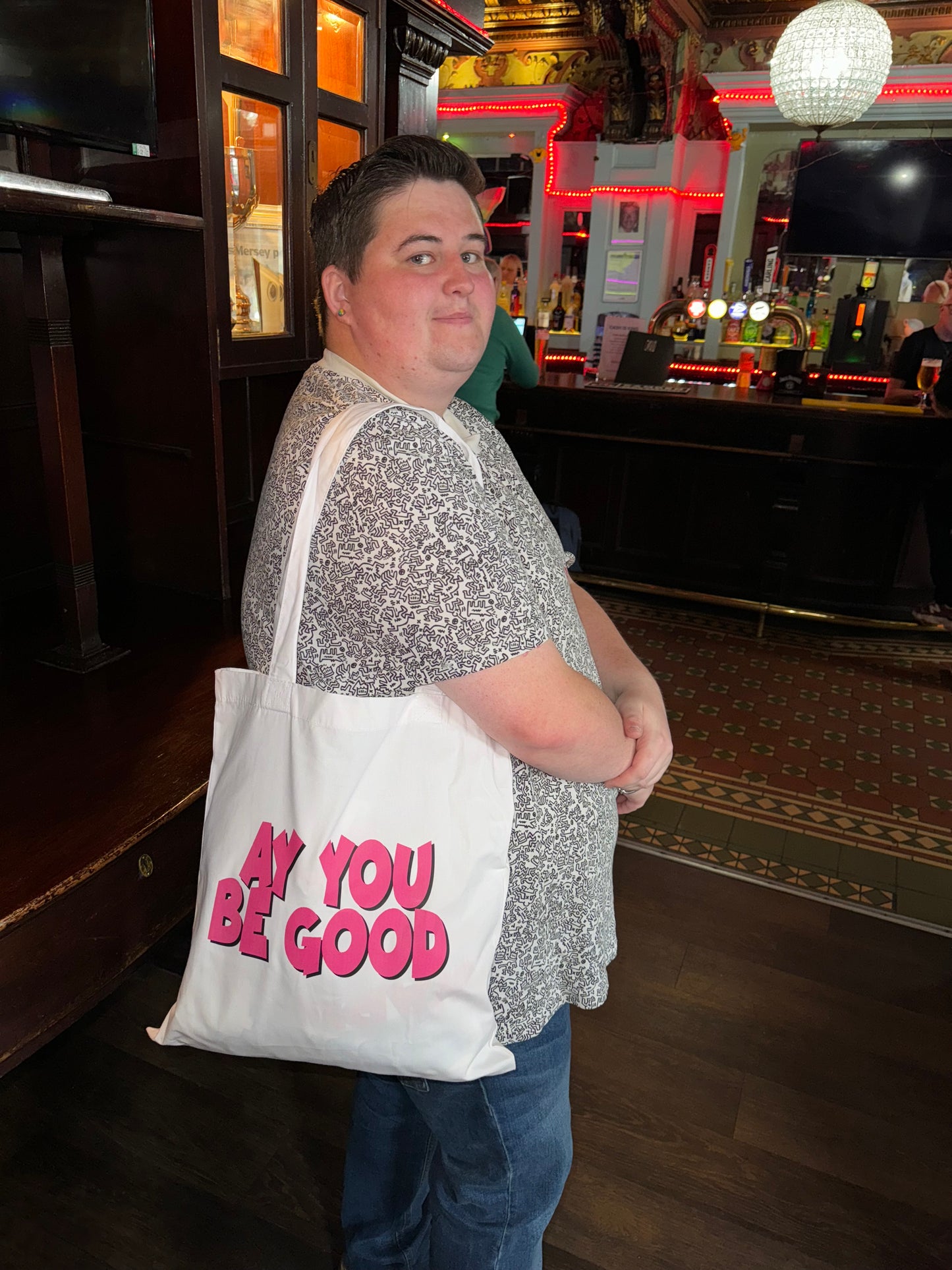 “AY YOU BE GOOD” TOTO BAG
